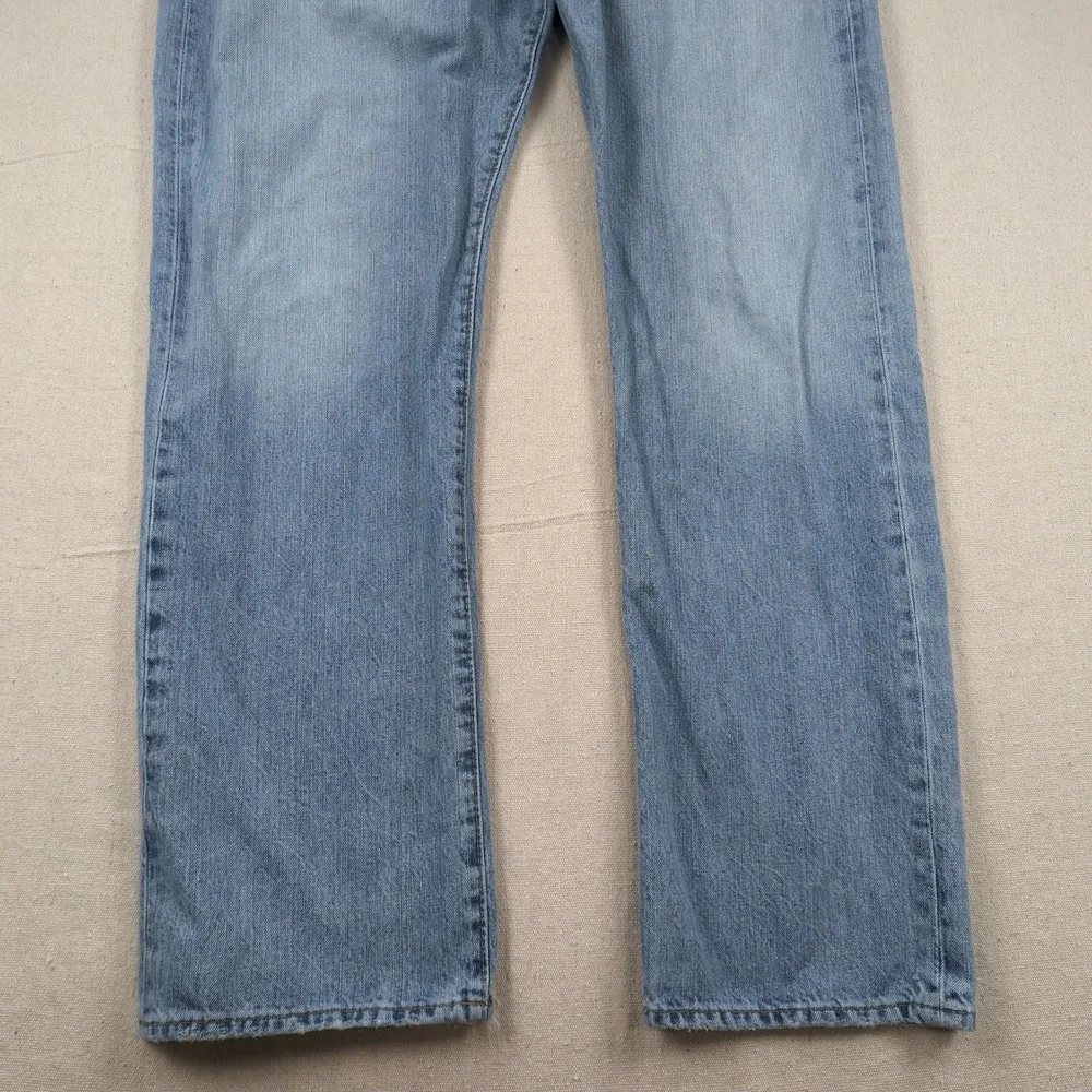 Polo Ralph Lauren Jeans Mens 36x32‎ Blue PRL Distressed Faded Straight